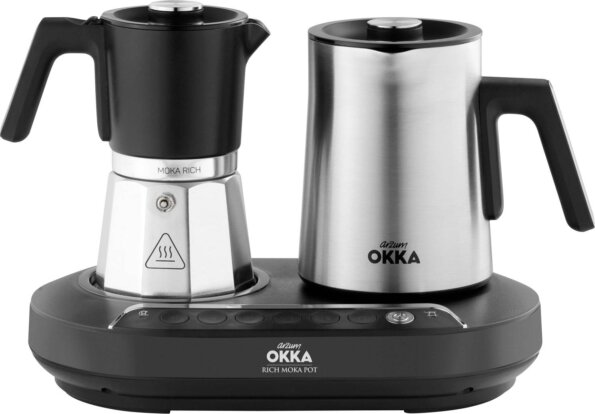 Arzum Okka OK0027-0500 Mokka automata, Fekete-Króm