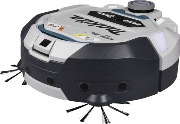 Makita DRC300Z akkus robotporszívó (akku nélkül), Szürke-Fekete