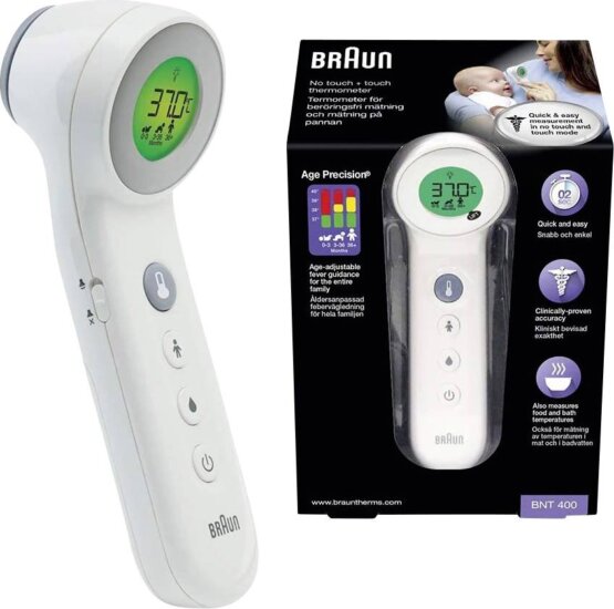 Braun BNT400WE érintésmentes lázmérő