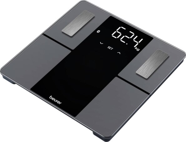 Beurer BF 500 BT Super Black Edition testösszetétel-elemző személymérleg, fekete