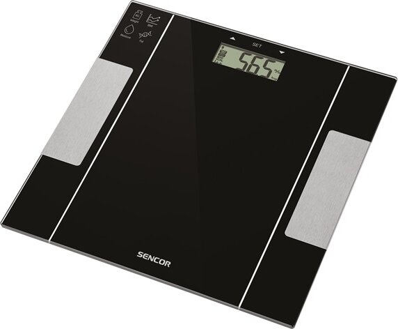 Sencor SBS 5050BK fitnesz személymérleg, fekete