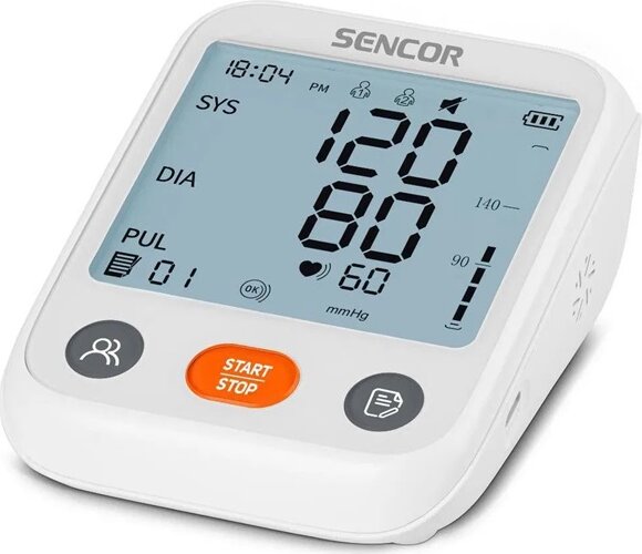 Sencor SBP 1150WH felkaros vérnyomásmérő Sencor SBP 1150WH felkaros vérnyomásmérő