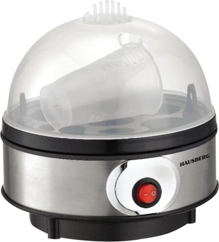 Hausberg HB-2215 tojásfőző, 350W, fekete-inox