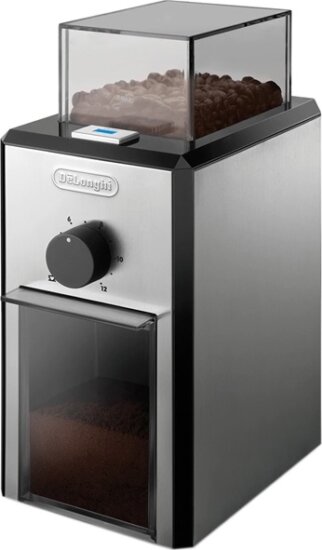 DeLonghi KG89 kávédaráló, 110W, Ezüst