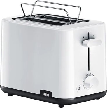 Braun HT 1010WH kenyérpirító, 2 szeletes, fehér