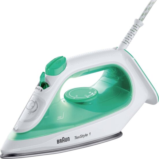 Braun TexStyle 1 SI 1040 gőzölős vasaló, 2000W, zöld