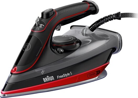 Braun FreeStyle 5 SI 5057 gőzölős vasaló, 2700W, fekete-piros