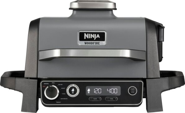 Ninja Woodfire OG701EU kültéri grillsütő és forrólevegős sütő, 2400W Ninja Woodfire OG701EU kültéri grillsütő és forrólevegős sütő, 2400W