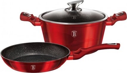 Berlinger Haus Metallic Line Burgundy Edition Collection BH/1291N edénykészlet, 3 részes Berlinger Haus Metallic Line Burgundy Edition Collection BH/1291N edénykészlet, 3 részes