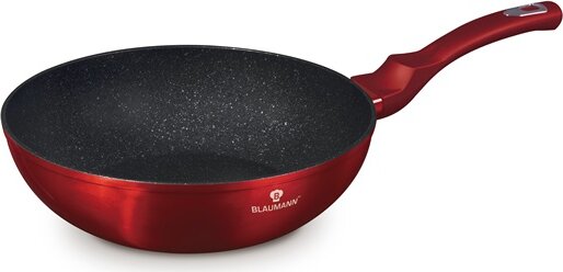 Blaumann BL-3983 Burgundy Collection wok serpenyő, 28cm