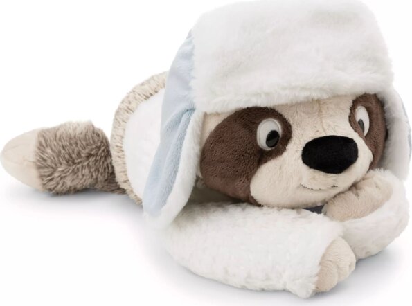 NICI GREEN, Izzy Icetumbler plüss lajhár, sapkás, fekvő, 45 cm