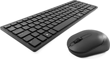 Dell KM555 Pro Compact billentyűzet + egér szett (angol UK, silent, vezeték nélküli, fekete)