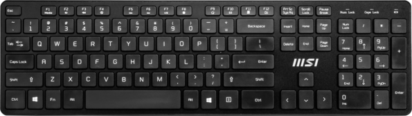 MSI RF1430 + MA04W billentyűzet + egér szett (magyar, vezeték nélküli, fekete)
