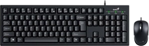 Genius KM-100SE billentyűzet + egér szett (brazil, vezetékes, fekete)