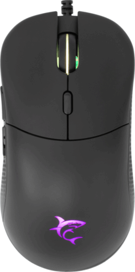 White Shark Bagdemagus (RGB, 7200 dpi, gamer, fekete)