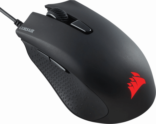 Corsair Harpoon RGB Pro FPS/MOBA (gamer, vezetékes, RGB, fekete)