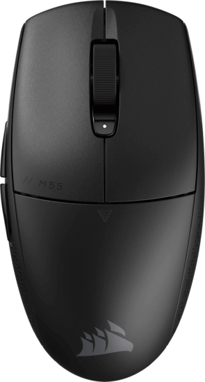 Corsair M55 Lightweight (gamer, vezeték nélküli, ultrakönnyű, fekete)
