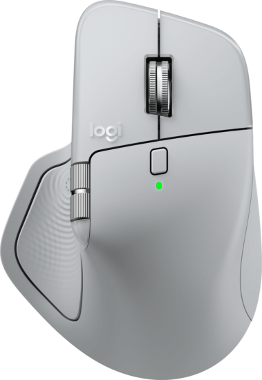 Logitech MX Master 4 (vezeték nélküli, halványszürke)