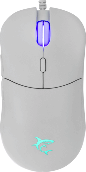 White Shark Bagdemagus (RGB, 7200 dpi, gamer, fehér)