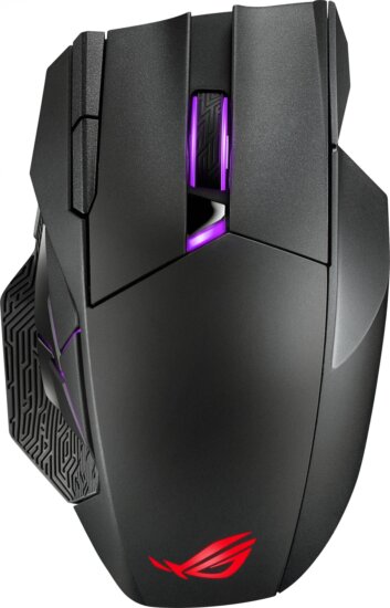 Asus ROG Spatha X (gamer, vezetékes/vezeték nélküli, optikai, fekete)