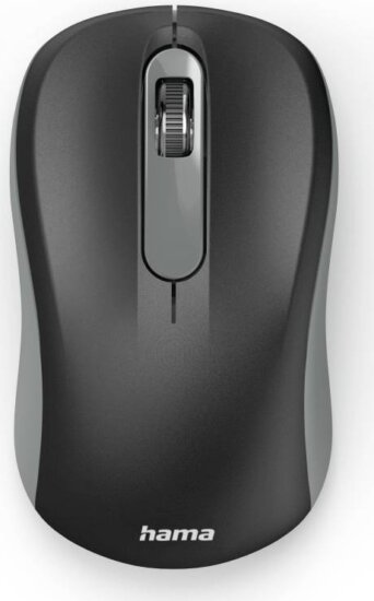 Hama AMW-200 (rádiós, optikai, 3 gomb, 1600 dpi, antracit/fekete)