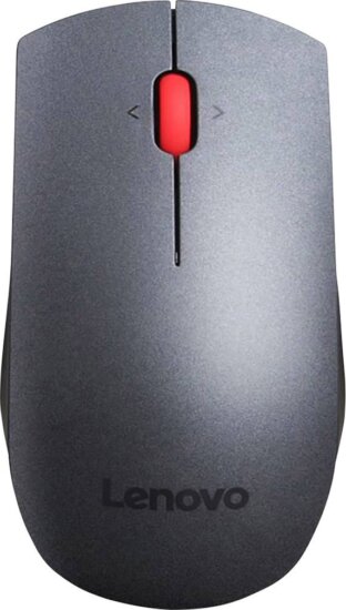 Lenovo Professional (vezeték nélküli, lézer, 5 gomb, 1600 dpi, szürke/piros)