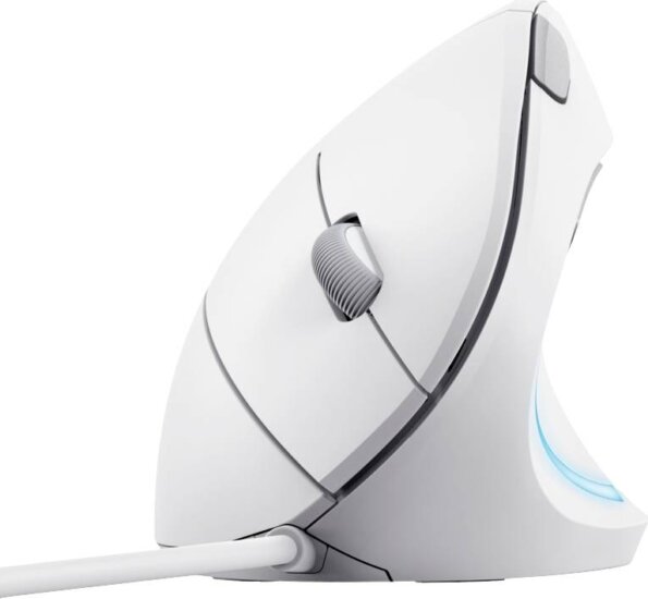 Trust Verto Ergo (ergonomikus, vezetékes, optikai, fehér)