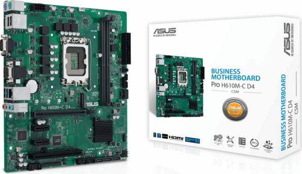 Asus Pro H610M-C D4-CSM alaplap
