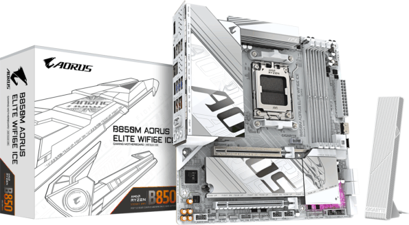Gigabyte B850M AORUS ELITE WiFi6E ICE alaplap