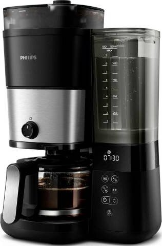 Philips All-in-1 Brew HD7900/01 kávéfőző, Fekete-Ezüst