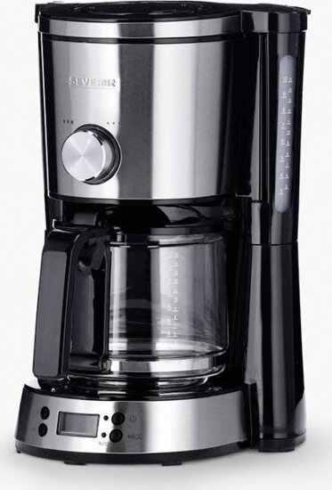 Severin KA 4826 filteres kávéfőző, nemesacél-fekete
