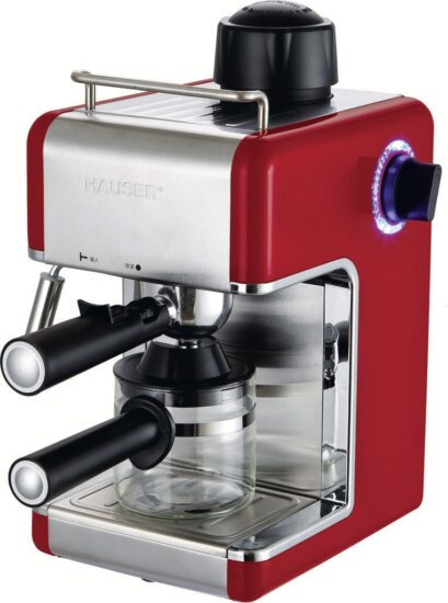 Hauser CE-929 espresso kávéfőző, piros Hauser CE-929 espresso kávéfőző, piros