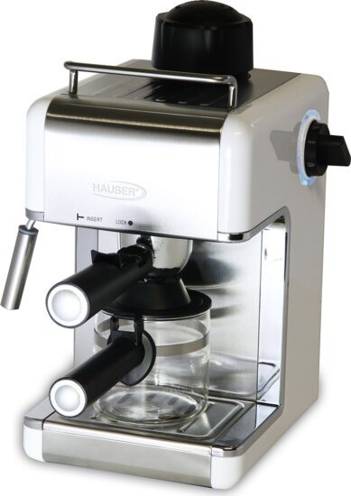 Hauser CE-929 espresso kávéfőző, fehér
