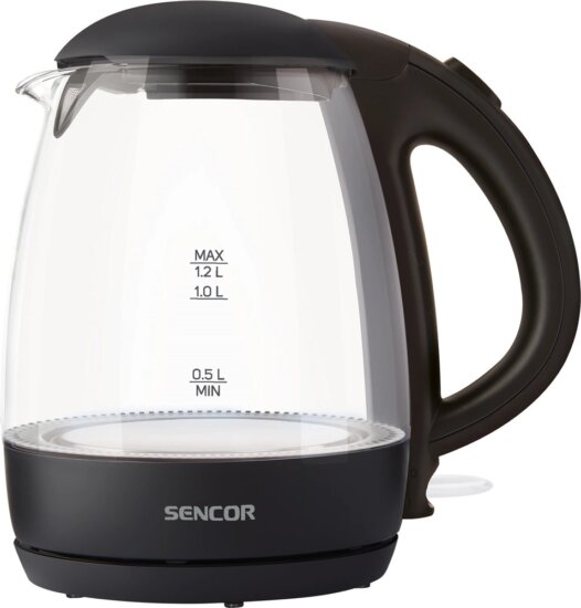 Sencor SWK 2300BK üveg vízforraló, 1,2 l Sencor SWK 2300BK üveg vízforraló, 1,2 l