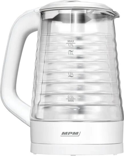MPM MCZ-124 üveg vízforraló, 1,7 l