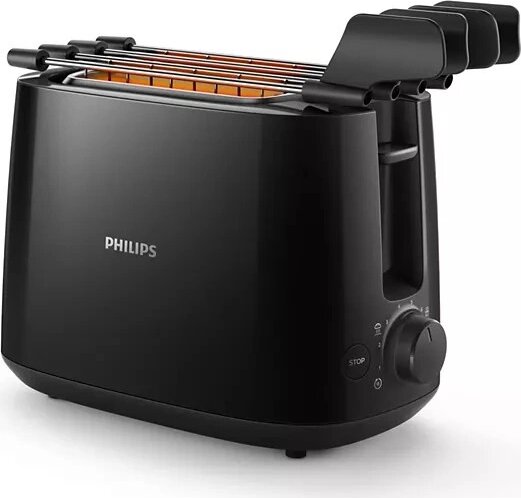 Philips Daily Collection HD2583/90 kenyérpirító, 2 szeletes, fekete