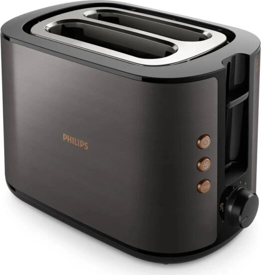 Philips Viva Collection HD2650/30 kenyérpirító, 2 szeletes, fekete