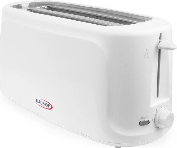 Hauser T244W kenyérpirító, 4 szeletes, fehér