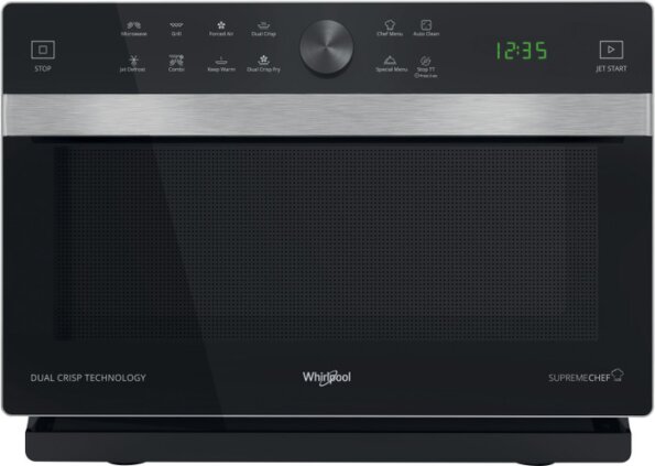 Whirlpool MWSC 833 SB mikrohullámú sütő, 900W, Ezüst
