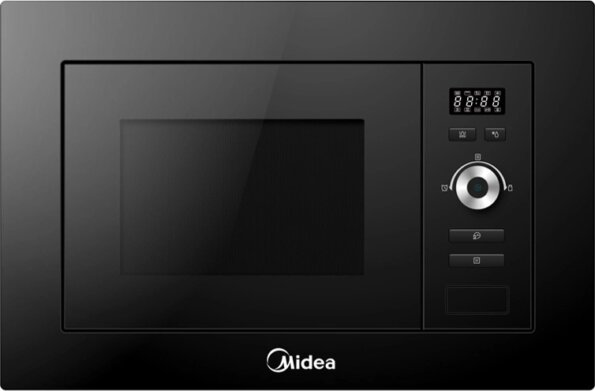 Midea AG820BS9 beépíthető mikrohullámú sütő, 800W, Fekete
