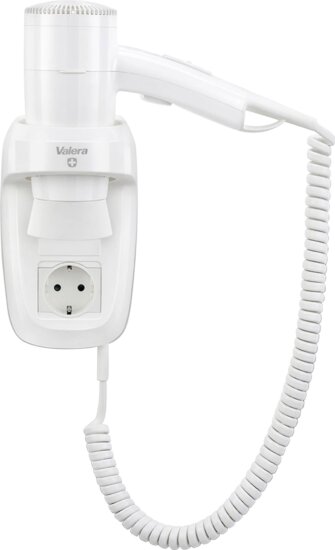 Valera Premium Smart 1600 Socket 533.05/044.02 falra szerelhető hajszárító, 1600W, fehér