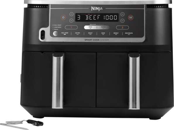 Ninja Foodi Max Dual Zone AF451EU forrólevegős sütő (9,5 l)