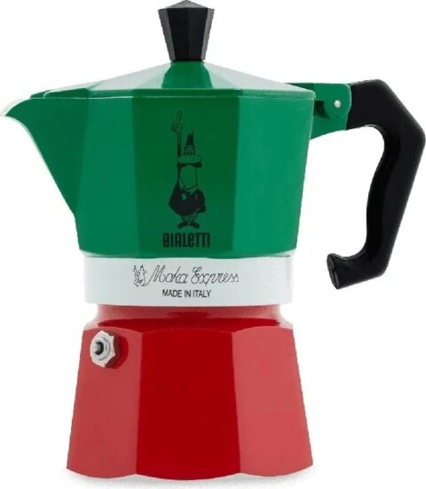 Bialetti Moka Express Italia 5322 kotyogós kávéfőző, 3 személyes
