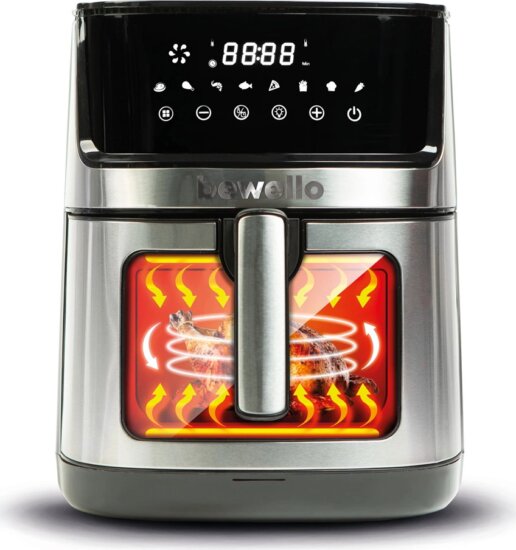 Bewello BW1002C forrólevegős sütő (7,5 l)