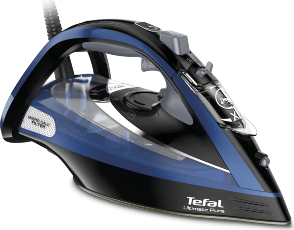 Tefal FV9848 Ultimate Pure gőzölős vasaló, 3200W, fekete-kék