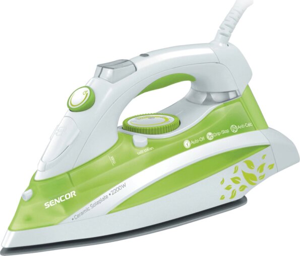 Sencor SSI 8440GR gőzölős vasaló, 2200W, fehér-zöld