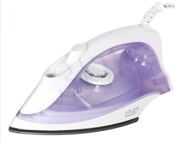 Adler AD 5019 gőzölős vasaló, 1600W, fehér-lila