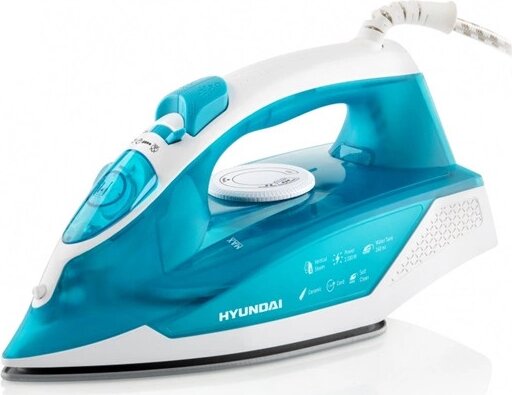 Hyundai SI 332 gőzölős vasaló, 2200W, fehér-kék Hyundai SI 332 gőzölős vasaló, 2200W, fehér-kék