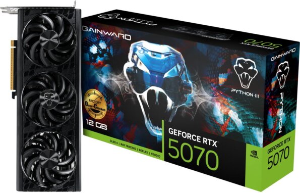 Gainward GeForce RTX 5070 Python III 12GB GDDR7 OC Gainward GeForce RTX 5070 Python III 12GB GDDR7 OC