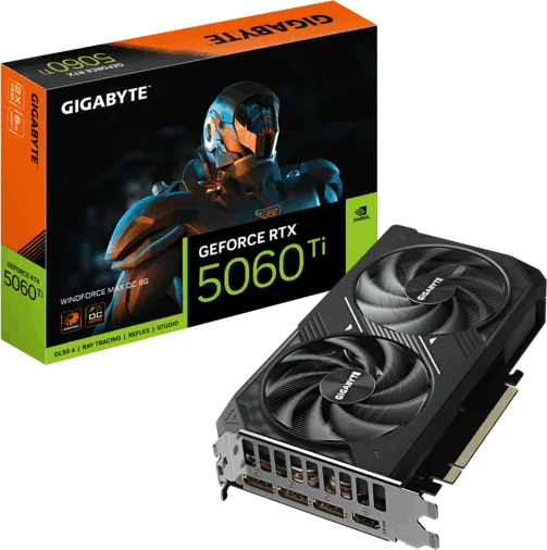 Gigabyte GeForce RTX 5060 Ti Windforce Max 8GB GDDR7 OC Gigabyte GeForce RTX 5060 Ti Windforce Max 8GB GDDR7 OC